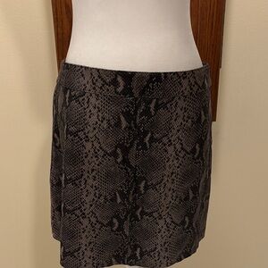 AAL SAINTS Elegant Snake Print Skirt - US size 6